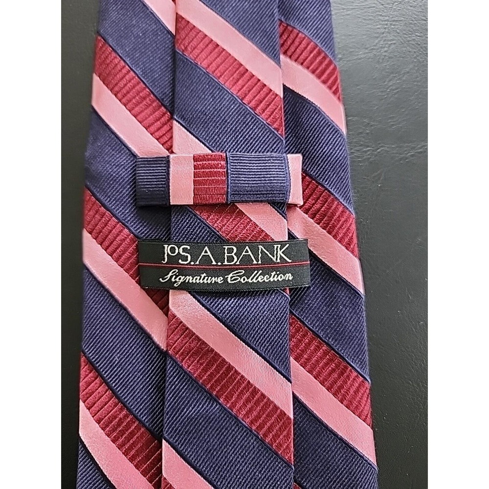 Men's Neck Tie Jos A Bank Silk L58" W3.75"